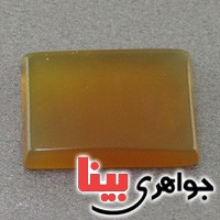 نگین انگشتر عقیق شرف الشمس تک زیبا _کد:19408