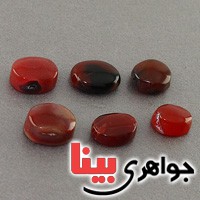 نگین انگشتر عقیق یمنی مصور بسیار عالی قدیمی شش عددی _کد:19416