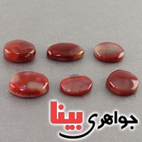 نگین انگشتر عقیق یمنی مصور بسیارعالی قدیمی شش عددی _کد:19422