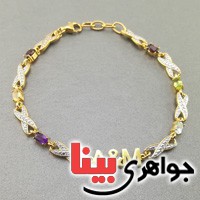 دستبند چند جواهر سفارشی با نام دلخواه شما دستبند چند جواهر سفارشی با نام دلخواه شما