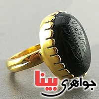 انگشتر عقیق سفارشی با سنگ و حکاکی دلخواه شما _کد:19438