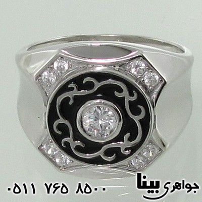 انگشتر نقره مردانه ورساچی کلاسیک