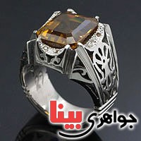 انگشتر الکساندریت خوش رنگ و الماس فاخر مردانه _کد:3087