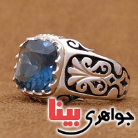انگشتر توپاز فاخر مردانه بسیارعالی _کد:3102
