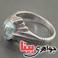 انگشتر توپاز  خوشرنگ و خاص _کد:19485