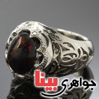 انگشتر اوپال و الماس فاخر _کد:19496