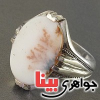 انگشتر عقیق شجری خوش نقش زیبا _کد:19517