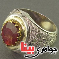 انگشتر یاقوت سرخ خوشرنگ و زیبا _کد:19518