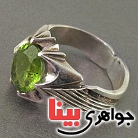 انگشتر زبرجد خوش رنگ مردانه _کد:19539