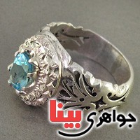 انگشتر توپاز بسیار زیبا و خوشرنگ _کد:19545