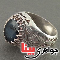 انگشتر یاقوت کبود بسیار زیبا و خوشرنگ _کد:19546