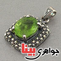 گردنبند زبرجد خاص درشت جواهری _کد:19547