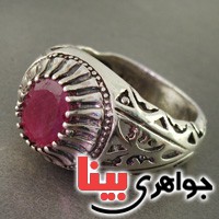 انگشتر یاقوت سرخ بسیار زیبا و خوشرنگ _کد:19552