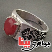 انگشتر یاقوت سرخ بسیار خوشرنگ و زیبا _کد:19559