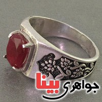 انگشتر یاقوت سرخ بسیار زیبا و خوشرنگ _کد:19560