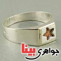 انگشتر نقره حرز امام جواد (ع) مردانه کلاسیک _کد:19564