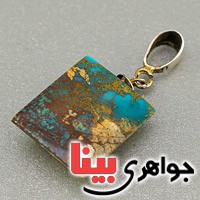 گردنبند فیروزه نیشابوری ناب و زیبا _کد:19565