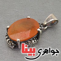 گردنبند یاقوت زرد فاخر پرنسس _کد:19569