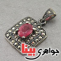 گردنبند یاقوت سرخ بسیار زیبا _کد:19570
