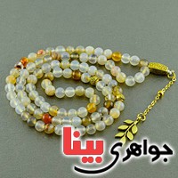 تسبیح عقیق شجری 101 دانه ای ناب _کد:19571