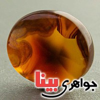 نگین انگشتر عقیق یمنی کلکسیونی مصور ماورایی _کد:19602