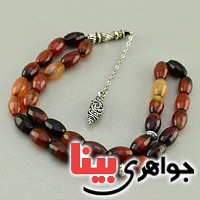 تسبیح عقیق سلیمانی 33 دانه ای بسیار عالی فاخر _کد:19620