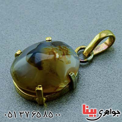 گردنبند عقیق شجری بسیار زیبا و خوشرنگ