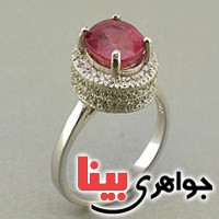 انگشتر یاقوت سرخ خاص زیبا زنانه برند SPN _کد:19643