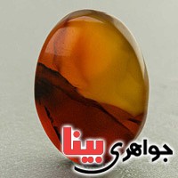 نگین انگشتر عقیق یمنی کلکسیونی مصور ماورایی زیبا _کد:19646