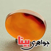 نگین انگشتر عقیق یمنی بسیار عیار بالا _کد:19651