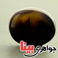 نگین انگشتر عقیق یمنی جزع مصور نادر _کد:19659
