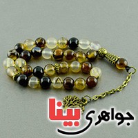 تسبیح عقیق شجری 33 دانه ای بسیار عالی _کد:19689