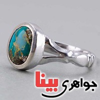 انگشتر فیروزه نیشابوری بسیار نفیس _کد:19698