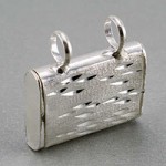 گردنبند نقره لوله حرز جاسازی ادعیه