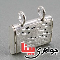 گردنبند نقره لوله حرز جاسازی ادعیه