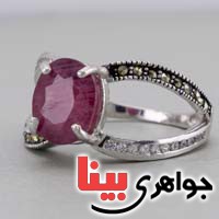 انگشتر یاقوت سرخ مدل نقاب برند SPN _کد:19721