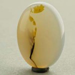 نگین انگشتر عقیق یمنی منظره ای سه بعدی