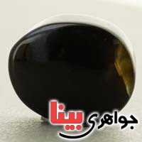 نگین انگشتر عقیق یمنی جزع خوشرنگ _کد:19741