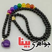 سینه ریز آمتیست چاکرا درمانی بسیار زیبا _کد:19744
