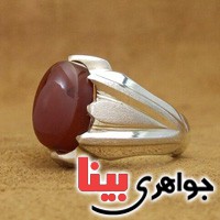 انگشتر عقیق یمنی بسیار زیبا مدل فیلی _کد:19749