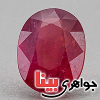 نگین انگشتر یاقوت سرخ بسیار خاص فاخر _کد:19754