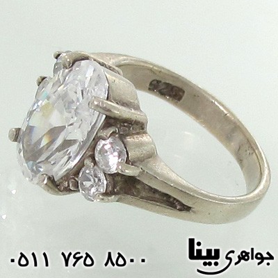 انگشتر کوارتز زنانه 5 نگین