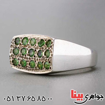 انگشتر زبرجد درشت فاخر بسیار زیبا _کد:19784