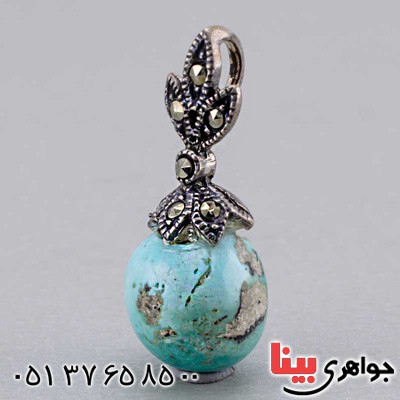 گردنبند فیروزه نیشابوری مارکازیتی خوش نقش گردنبند فیروزه نیشابوری مارکازیتی خوش نقش