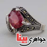 انگشتر یاقوت سرخ بسیار عالی تاپ برند SPN _کد:19867