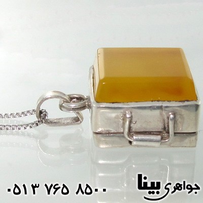 گردنبند عقیق شرف الشمس صندوقچه دعا