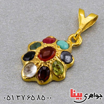 گردنبند چند جواهر سفارشی با سنگ های دلخواه شما _کد:19896