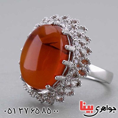 انگشتر عقیق یمنی درشت مجلسی _کد:19909