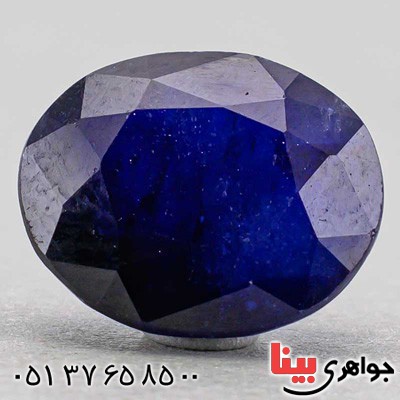 نگین انگشتر یاقوت کبود بسیار لوکس کلکسیونی