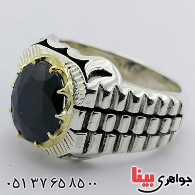 انگشتر یاقوت کبود خوشرنگ خاص بسیار عالی